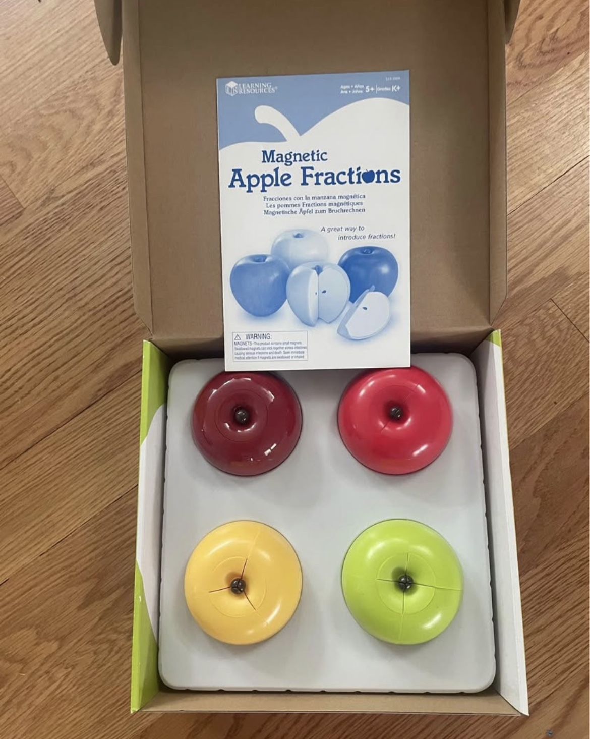 Magnetic Apple Fractions