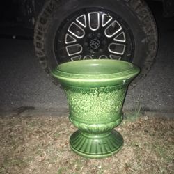 Nice Large Heavy Concrete Flower Pot Only $40 Firm