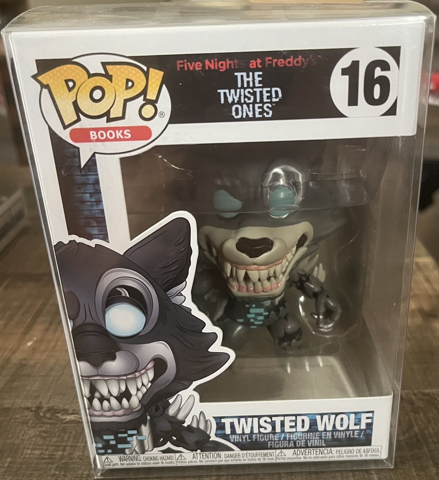 Funko POP! Five Nights At Freddy's Twisted Wolf #16 with POP Protector