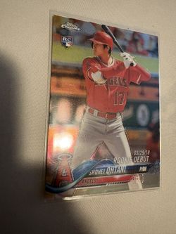 2018 Topps Chrome Update Ohtani Rookie Debut