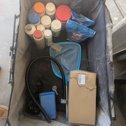 Pool chemicals and supplies