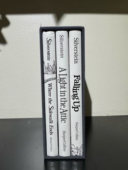 SHEL SILVERSTEIN POEMS & DRAWINGS 3 Classic Children's Book Set w/ Slipcase
