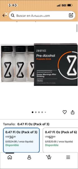 ZBiotics Pre-Alcohol Probiotic Drink 3-Pack