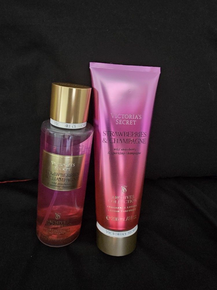Victoria's Secret cream and cologne