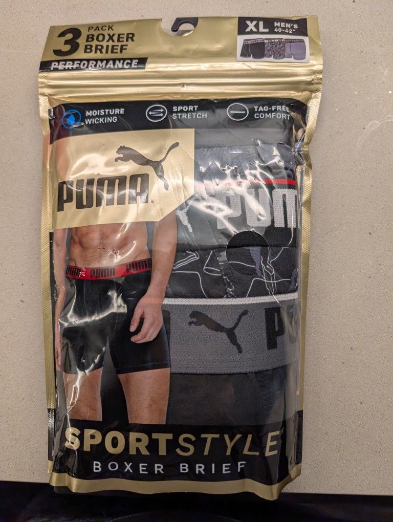XL Puma Boxer Briefs For Men