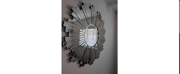 Art Deco Sunburst Wall Mirror