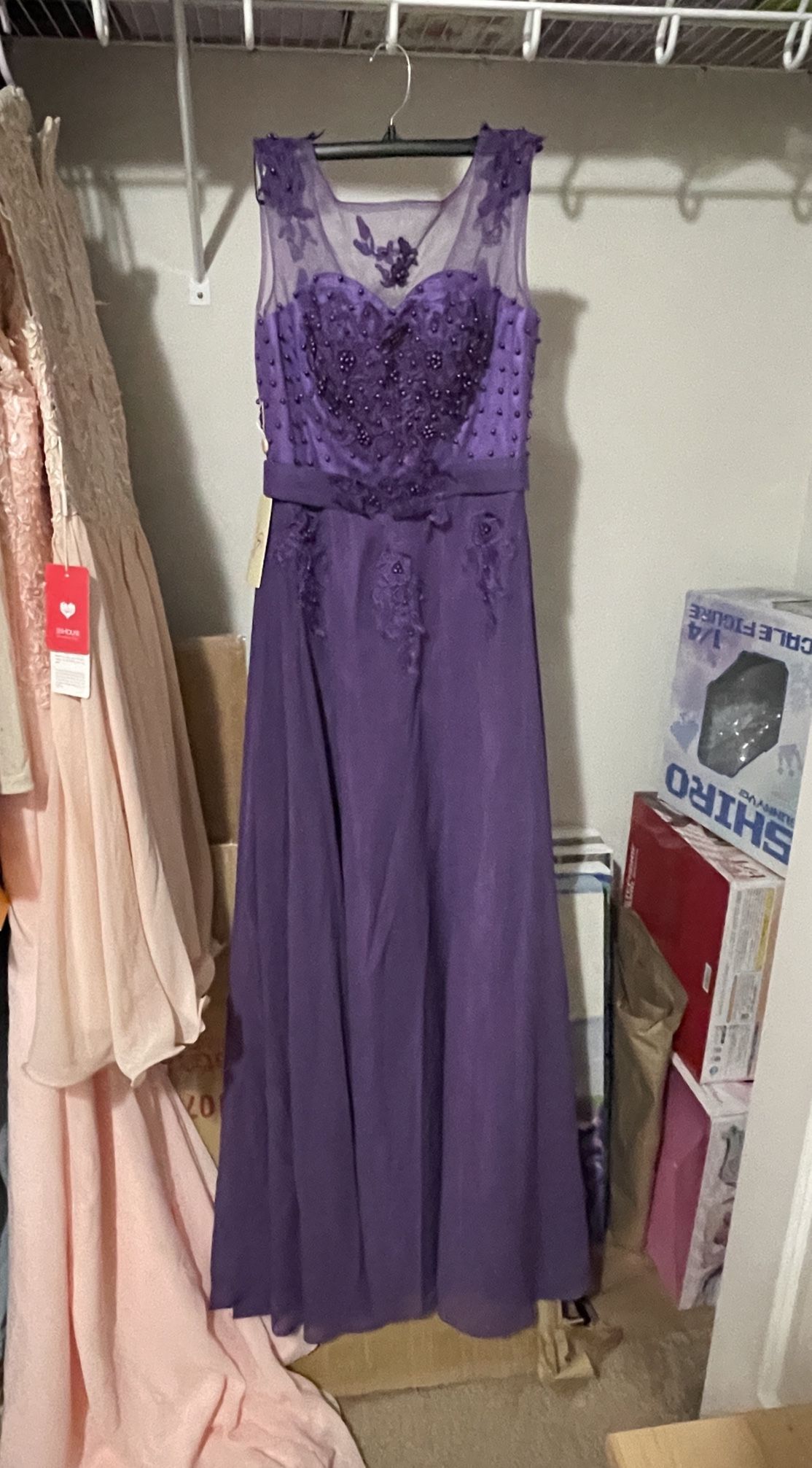 Grace Karin Wedding and Events Purple Dress