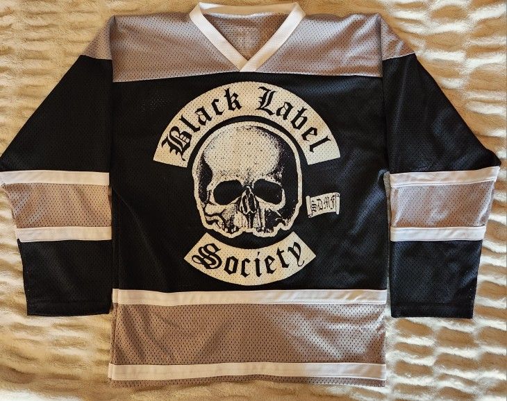 Original Rare Vintage Black Label Society Hockey Jersey