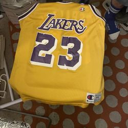 CEDRIC CEBALLOS Los Angeles Lakers Vintage Champion Jersey 44 