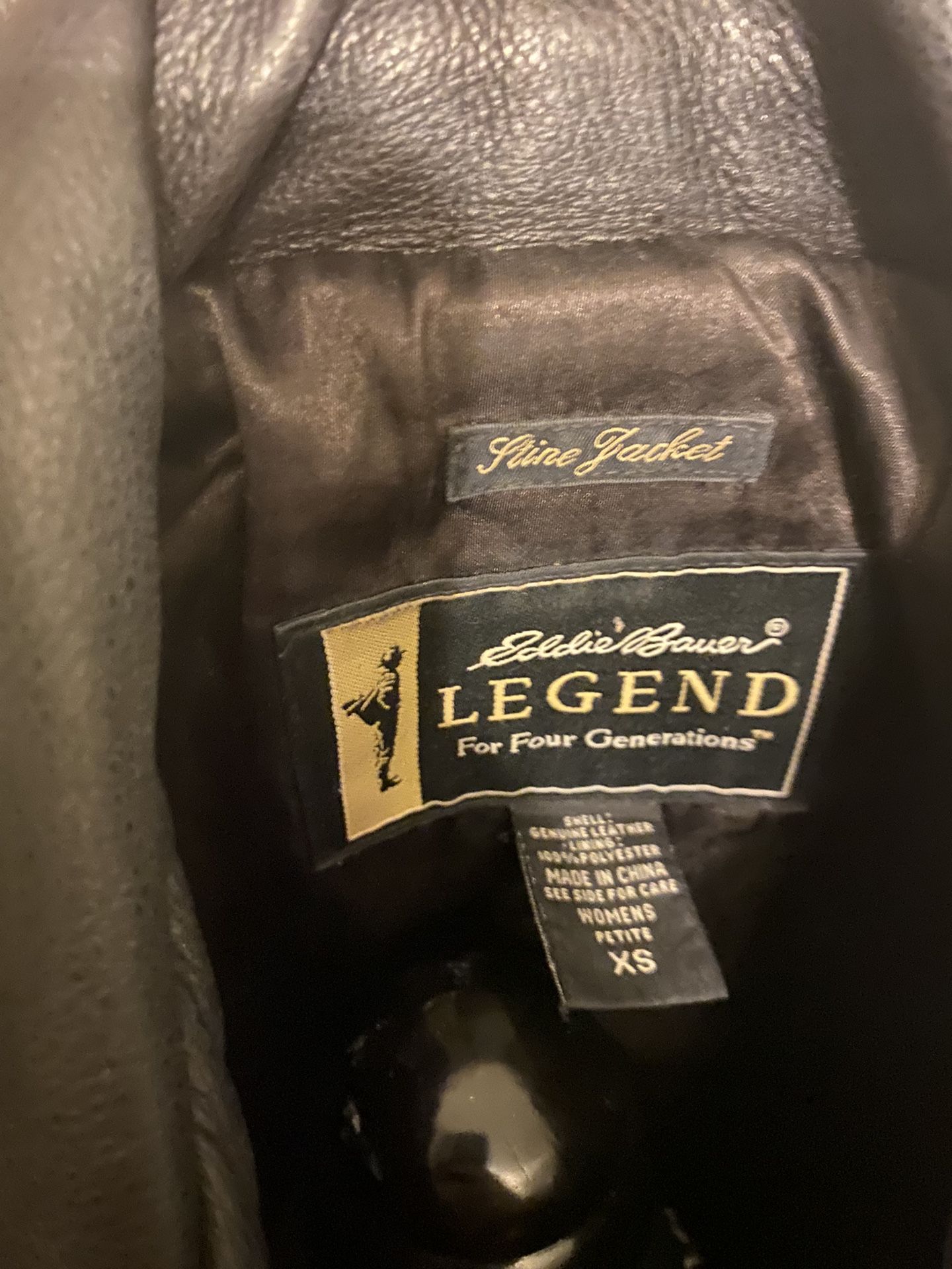 XS Eddie Bauer Leather Jacket