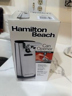 Hamilton Beach Extra-Tall Electric Automatic Can Opener with Easy-Clean Detachable Cutting Lever,