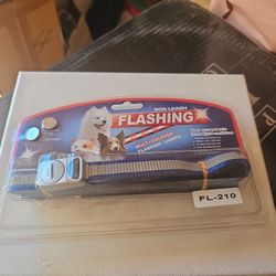 Dog Flashing Lights Leash For Medium Dog