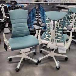 BRAND NEW HERMAN MILLER EMBODY GAMING CHAIRS, OFFICE CHAIRS, DESK CHAIRS 
