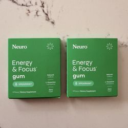 Neuro Gum Energy & Focus Gum Supplement - Spearmint