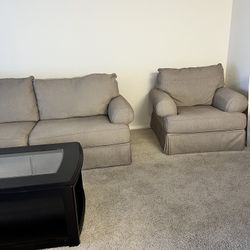 Couch With Chair And Ottaman