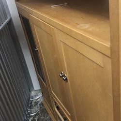 Wood Armoire , TV Entertainment Center 