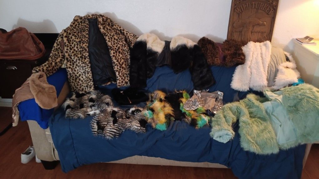 Jackets Women Exotic Fur Vest 