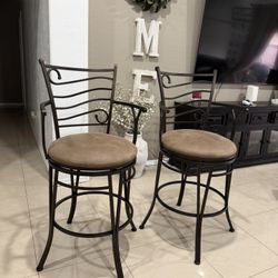 2 AT HOME Bar Stools 