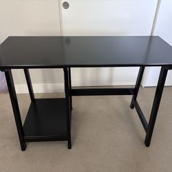 Small Black Wood Desk