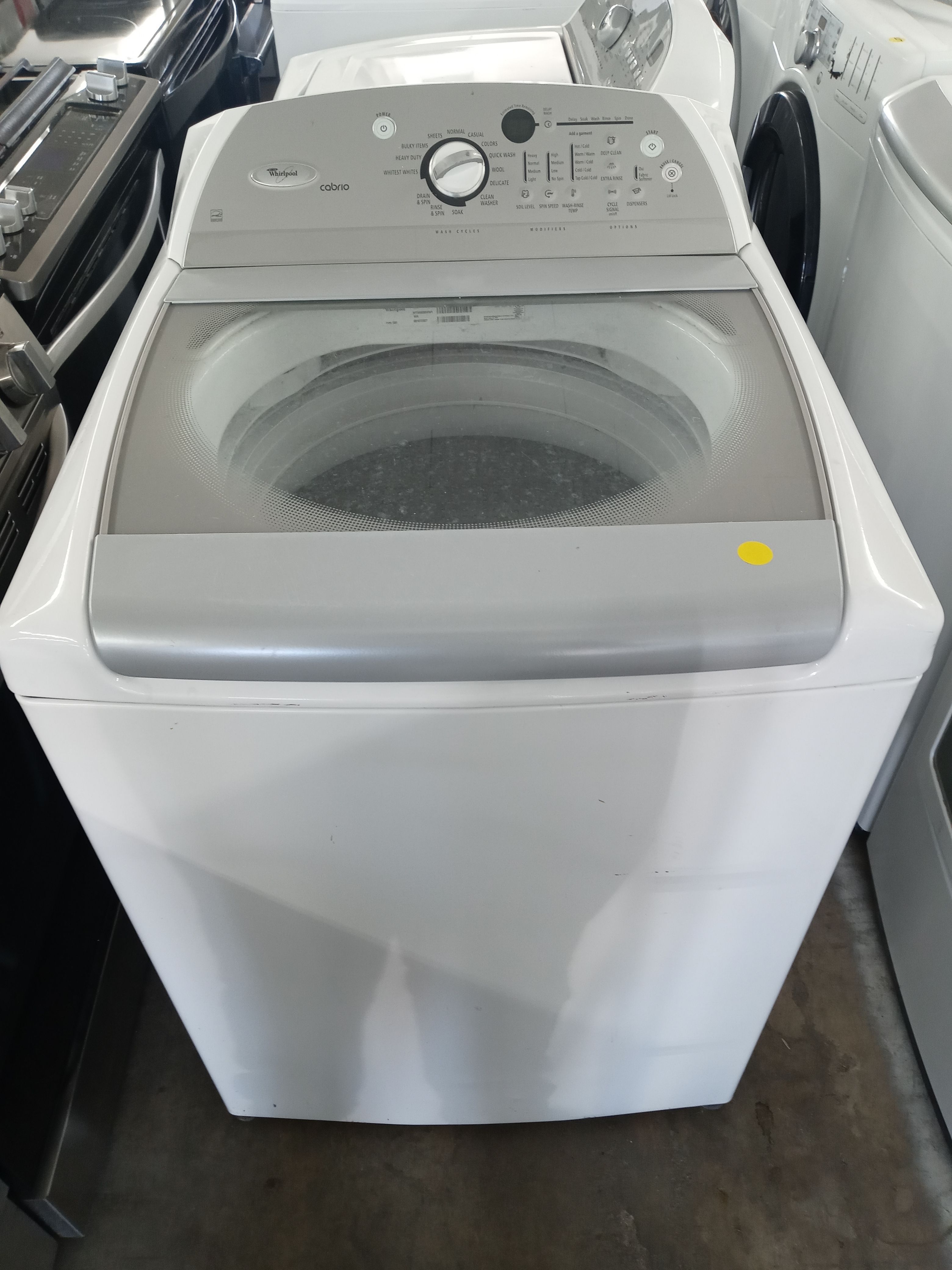 Whirlpool Cabrio glass door top load washer - Free delivery