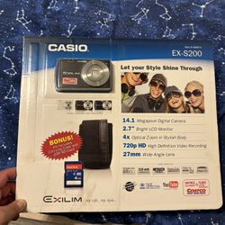 Casio Exilim EX-S200 Digital Camera 