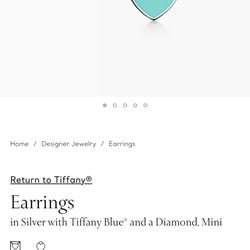 Return To Tiffany’s Earrings