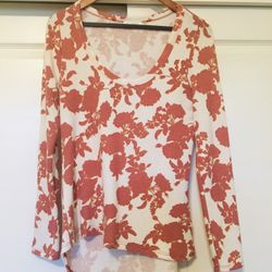 Women’s Boutique Floral L/S Top Size Med