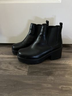 Black Platform Boots