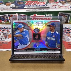 Francisco Lindor. 2012. All Stars. Franchise Favorites. Bowman. Refractor. Topps