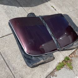 C3 Corvette T-Tops – Painted Fiberglass (Rare Black Cherry Poly)