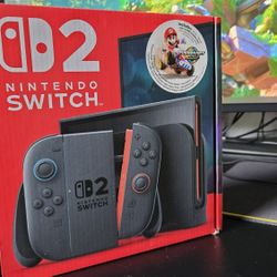 Nintendo Switch 2 With Mario 