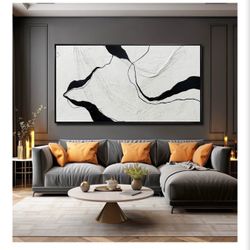 Large Framed Abstract Wall Art