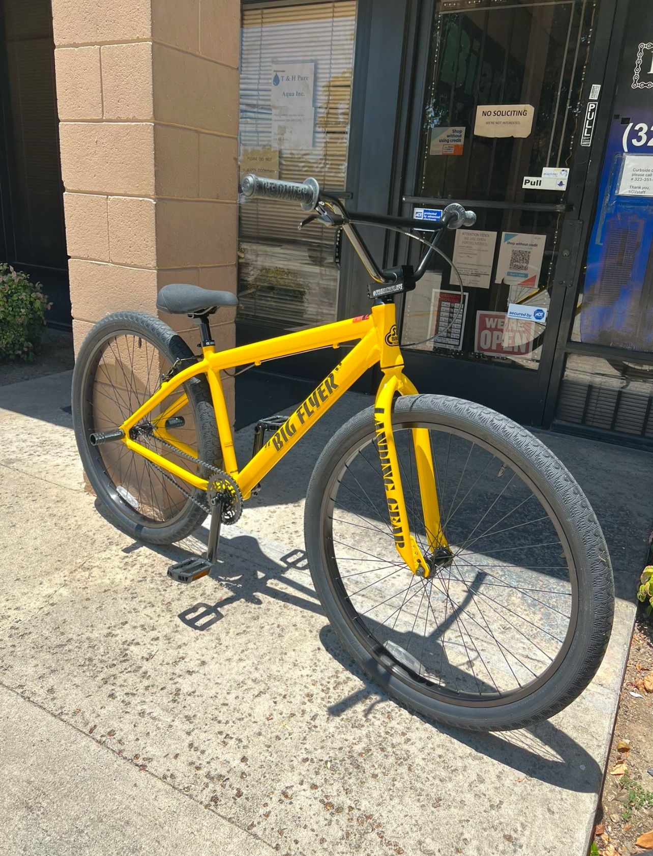 Se Bikes Big Flyer 29"BMX Bike Yellow