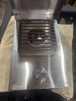Blaze Grills 12,000 BTU Built-In Stainless Steel LTE Single Side Burner for Outdoor Grill, Natural Gas