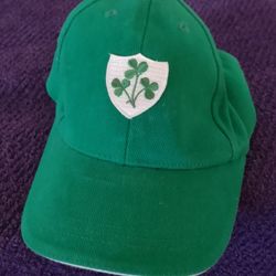 Green Ireland Shamrock Gently Used Baseball Cap