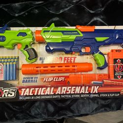 Nerf Style Gun With Soft Bullets 