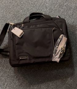 Brenthaven Black Laptop Messenger Bag Deluxe