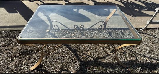 Coffee table Glass $45