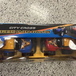 NWT Mitsubishi Pajero Evolution Toy Cars set