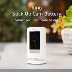 Ring Stick Up Cam Battery HD, security camera with two-way communication, Works with Alexa