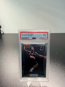 Damian Lillard 2012 Panini Prizm Card #245 PSA 9