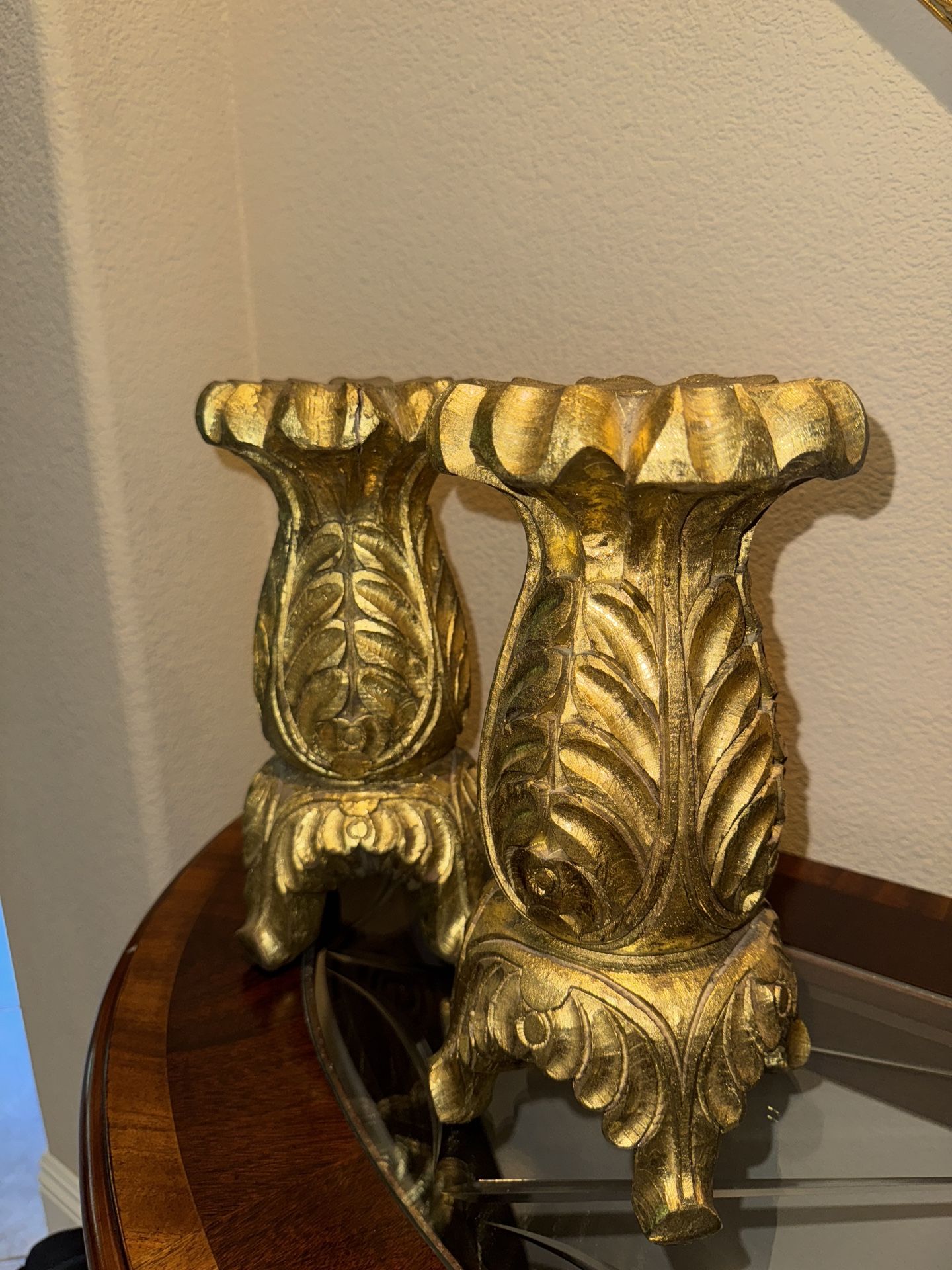 Gold Candle Holders