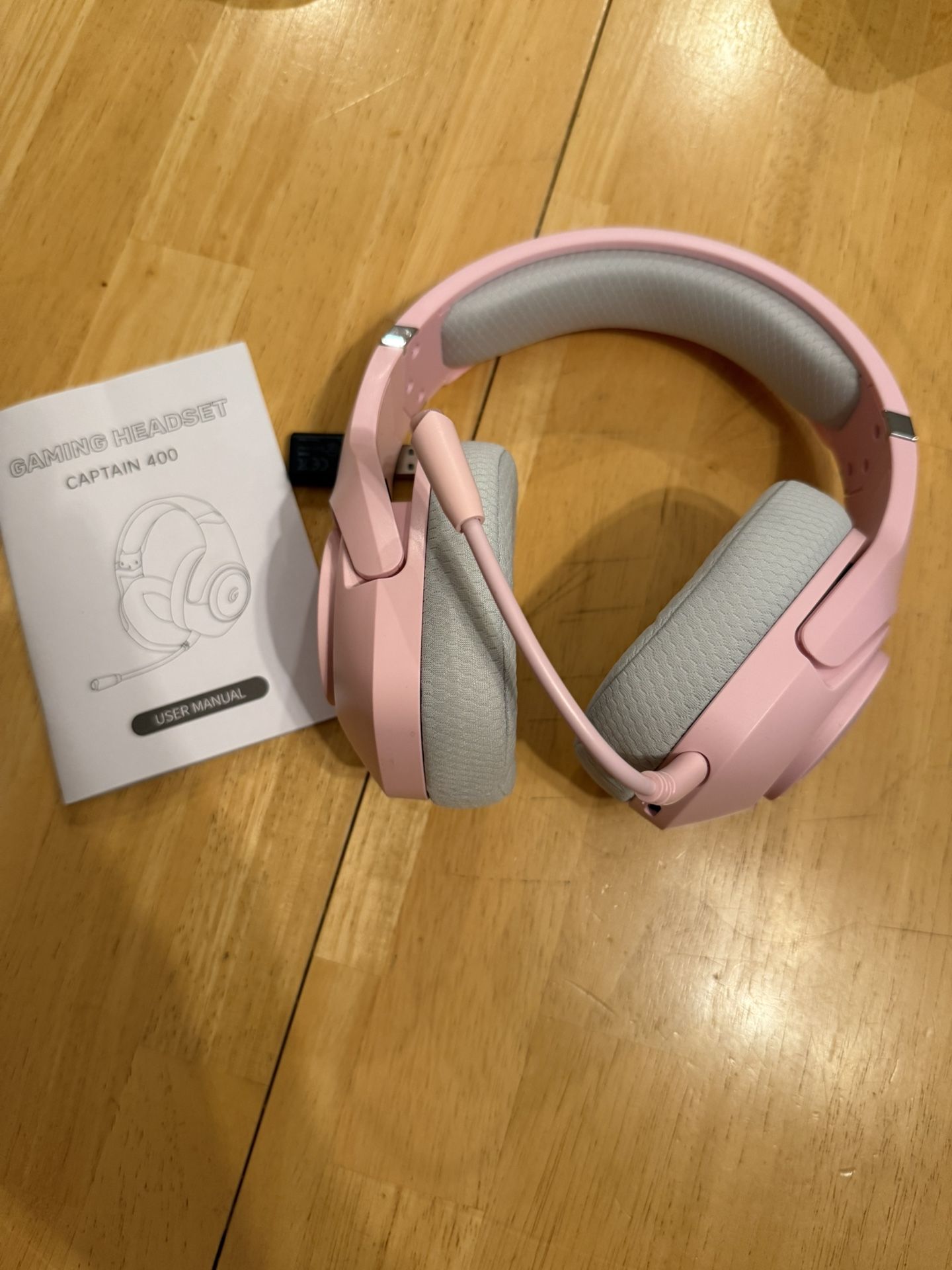KAPEYDESI Wireless Gaming Headset for PS5, Pink