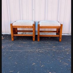 Pair Of Stickley Living Room Footstool 89-495