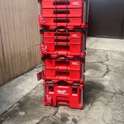 Milwaukee PACKOUT boxes $150 EACH EACH