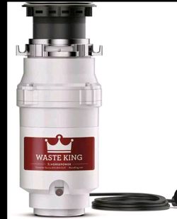 Waste King 1/2 HP High-Speed Motor Continuous Garbage Feed Disposal W/Power Cord
