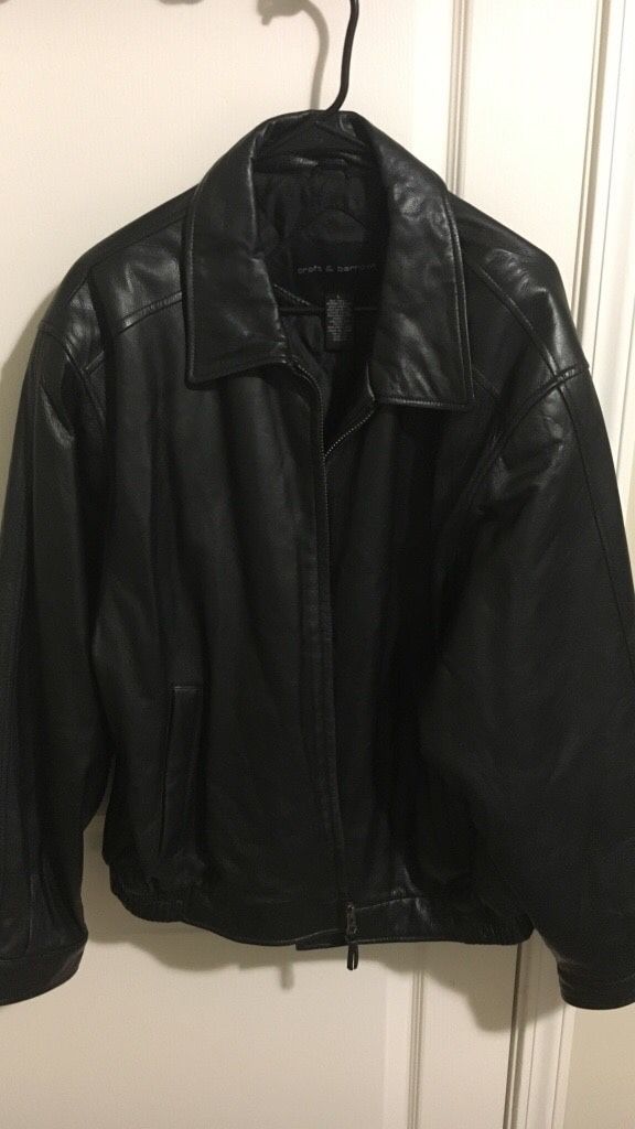Leather jacket by Croft & Barrow