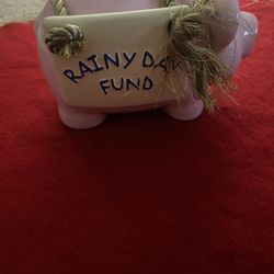 Vintage 2002 Rainy Day Fund Piggy Bank