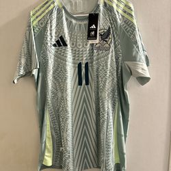Adidas Mexico 2024 Away Soccer Jersey Player Edition Santiago Gimenez Size XL