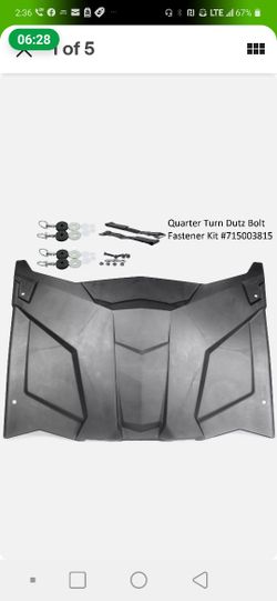 Mutazu polypropylene Sport Roof for Can Am Maverick X3 & Hardware kit #(contact info removed)15
